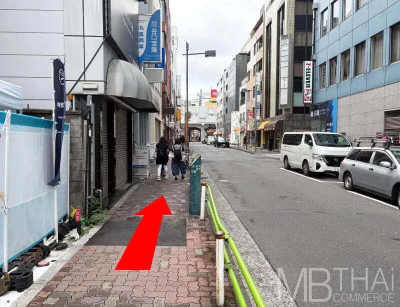 Route from Ueno-okachimachi / Ueno-hirokoji Station - step 4