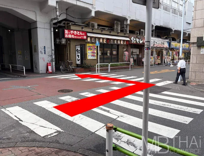 Route from Ueno-okachimachi / Ueno-hirokoji Station - step 5