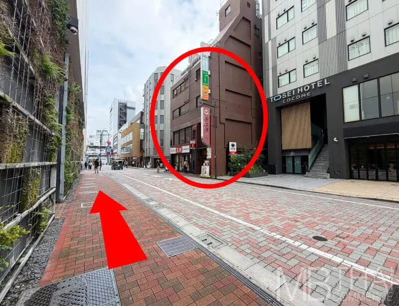 Route from Naka-okachimachi Station - step 6